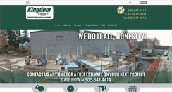 Desktop Screenshot of kingdomconcretedrillingandsawing.com